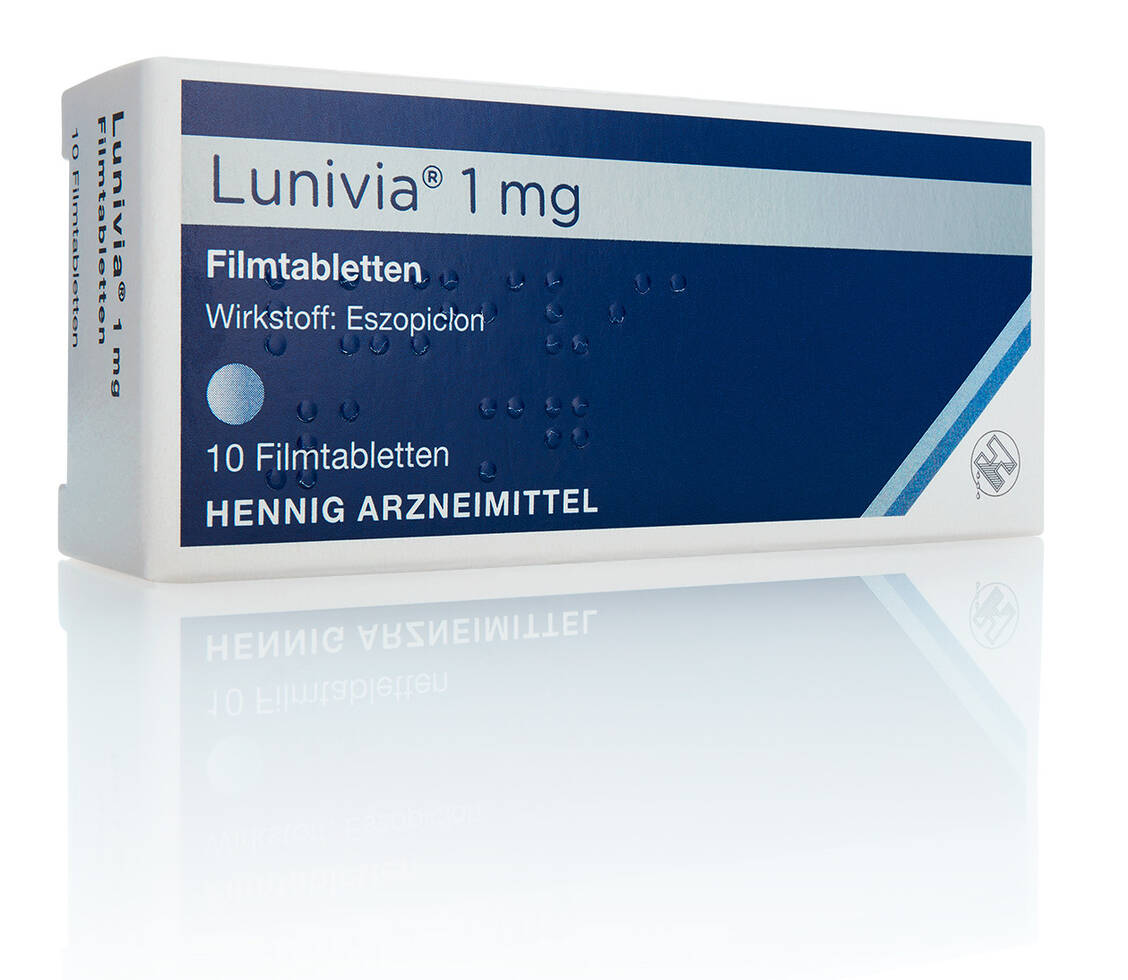 Lunivia® enthält den Wirkstoff Eszopiclon, der bereits seit 2005 in den USA auf dem Markt ist. / Foto: Hennig Arzneimittel