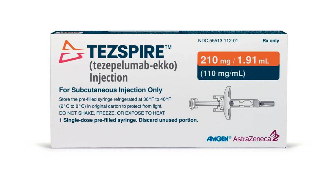 In den USA ist Tezepelumab unter dem Handelsnamen Tezspire® bereits bei schwerem Asthma zugelassen. Hierzulande prüft derzeit die EMA einen Zulassungsantrag.  / Foto: Astra-Zeneca