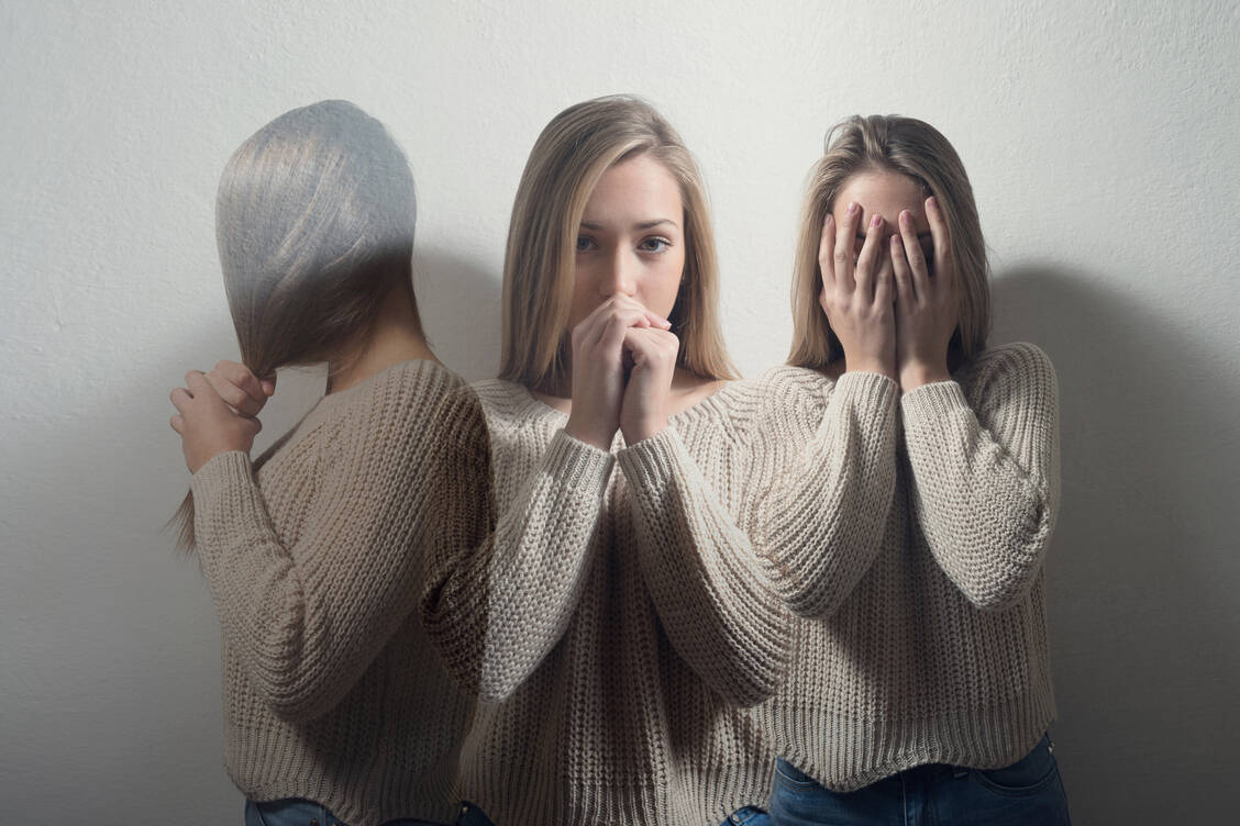 Zu den endogenen Psychosen gehört die Schizophrenie.  Auch exogene Faktoren wie Drogen können eine Psychose auslösen. / Foto: Getty Images/Francesco Carta fotografo