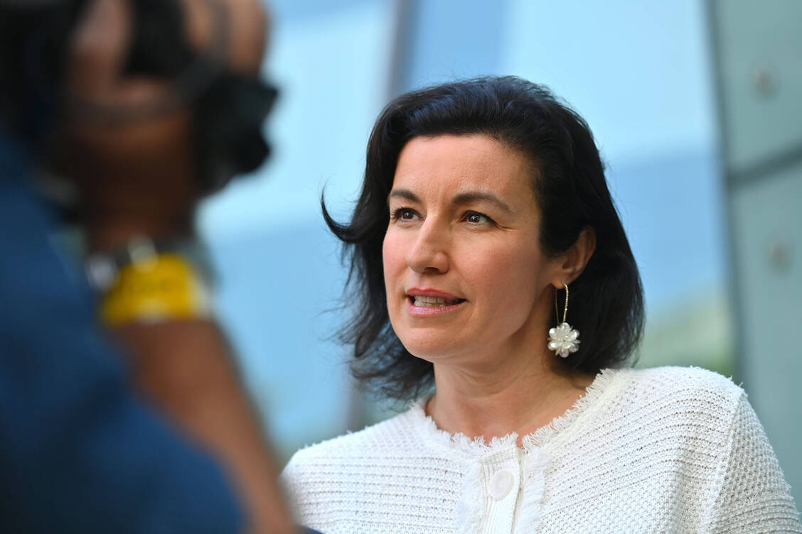 Dorothee Bär (CSU) / © IMAGO/Sven Simon
