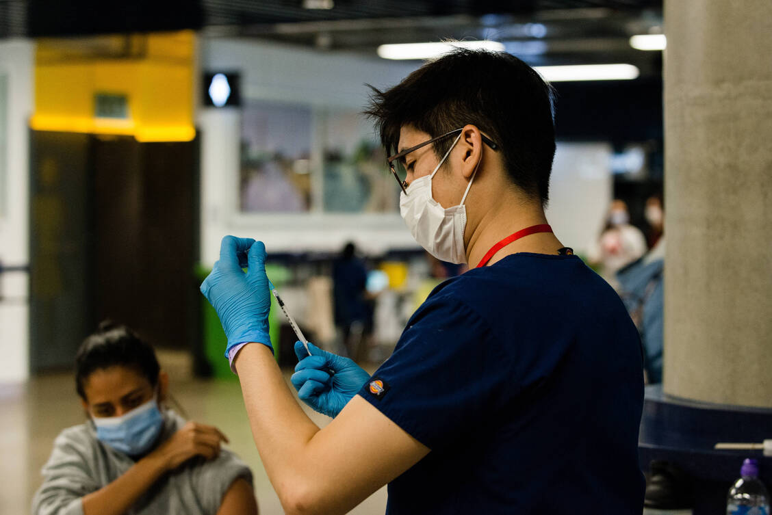 Großbritannien hat seine Impfkampagne als Reaktion auf die Ausbreitung der Delta-Variante des Coronavirus noch einmal intensiviert. / Foto: Imago Images/NurPhoto