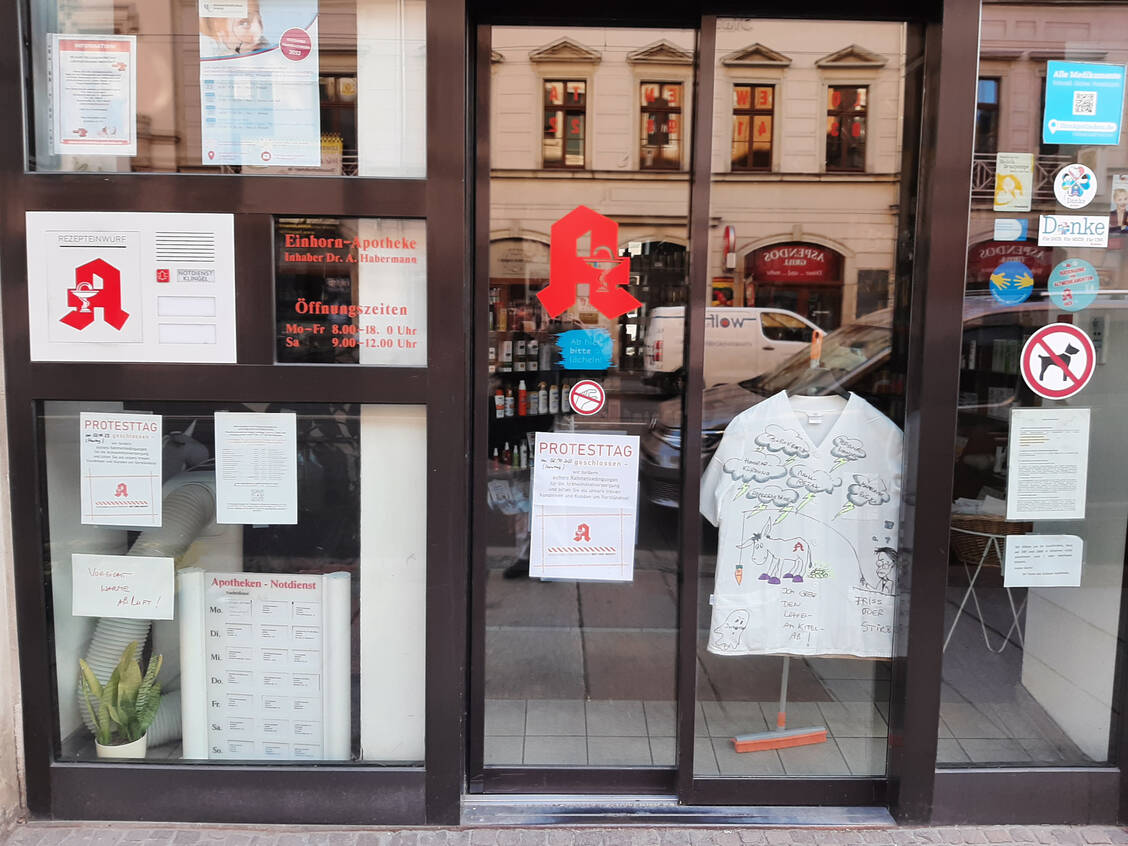 Am 23. März sollen die Apotheken wie schon 2023 aus Protest geschlossen bleiben. / © SAV