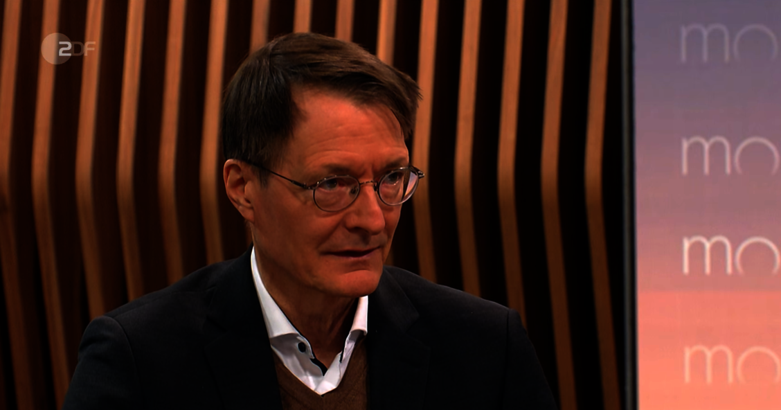 Im ZDF-Interview sprach Minister Lauterbach über das E-Rezept und seine Reformpläne für die ambulante Versorgung.  / Foto: ZDF-Morgenmagazin / Screenshot