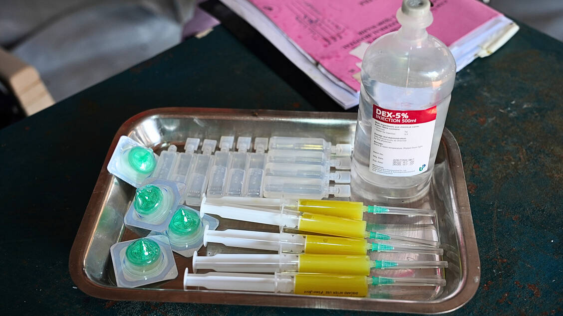 Die Behandlung mit Ambisome® ist erste Wahl. / © MSF/Zainab Mohammed