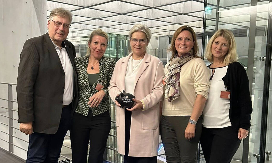 v.l.n.r. Reinhard Rokitta, Doreen Wegner, Simone Borchardt, Daniela Hänel, Cordula Eichhorn.  / © Freie Apothekerschaft