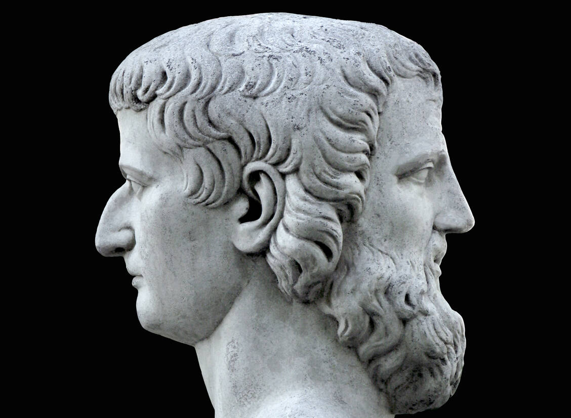 Januskinasen sind nach Janus, dem Gott mit den zwei Gesichtern, benannt. Die Enzyme haben im übertragenen Sinn auch zwei Gesichter: Eines zeigt in die Zelle hinein und eines nach außen. / Foto: Adobe Stock/psvetlana