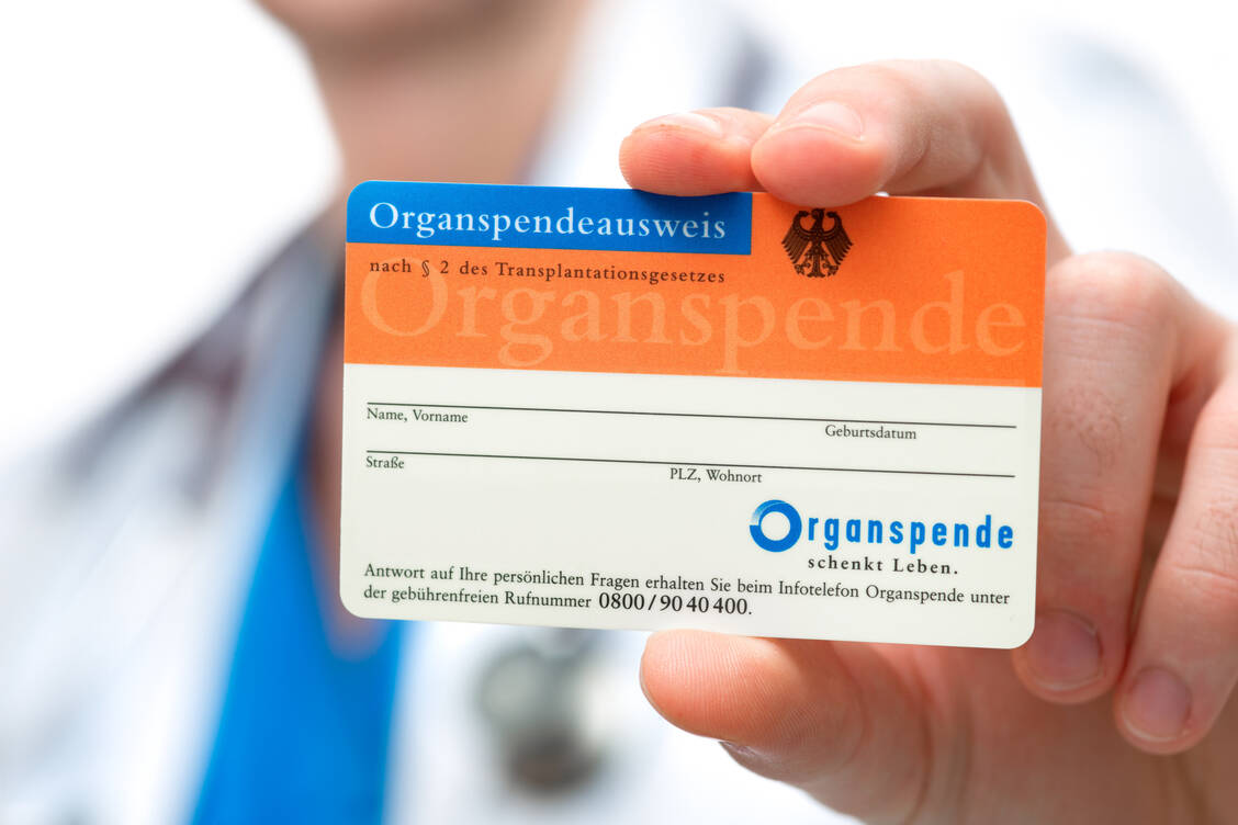Im Bundestag wird erneut über eine mögliche Widerspruchsregelung bei Organspenden diskutiert. Tausende Menschen warten auf ein Spenderorgan. / © Adobe Stock/Alexander Raths