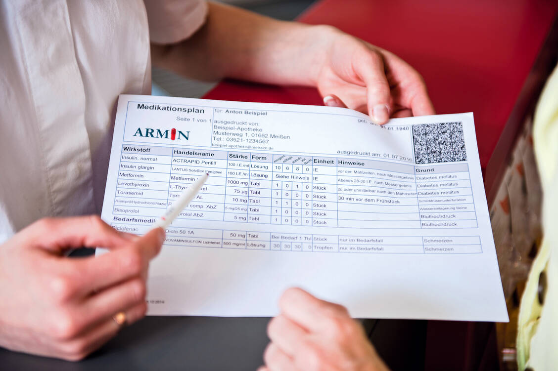 Beim Bundeseinheitlichen Medikationsplan den Überblick zu behalten, geht offenbar deutlich besser in elektronischer Form. / Foto: ABDA/Peter van Heesen