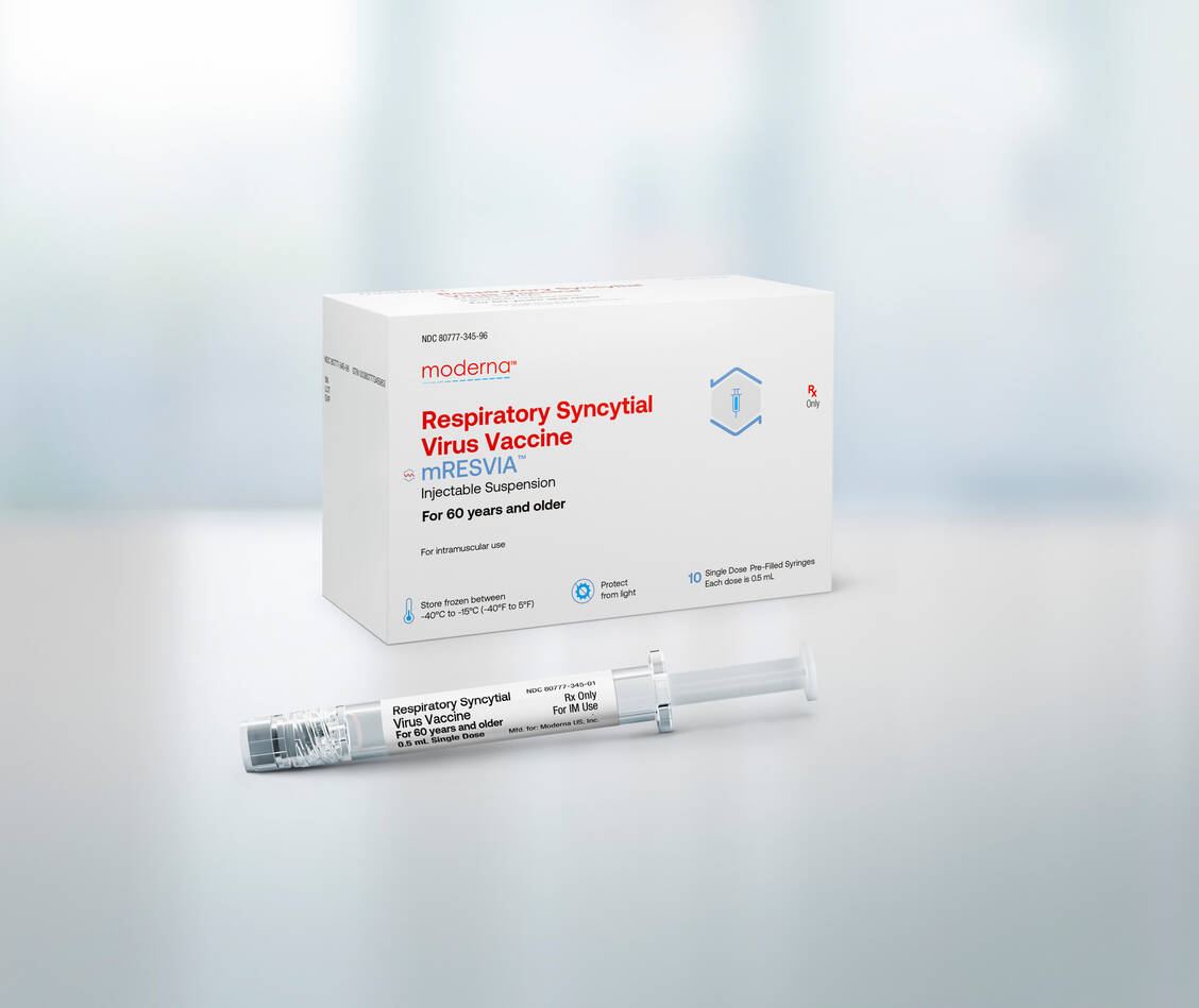 Noch ist der RSV-Impfstoff mResvia® nur zur Immunisierung von Älteren zugelassen – die Indikation soll aber nach dem Willen der EMA erweitert werden. / © Moderna