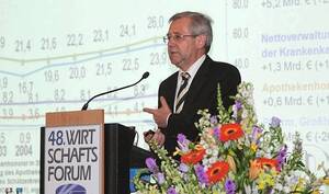 Karl-Heinz Resch, ABDA-Geschäftsführer für Wirtschaft, Soziales und Verträge, stellte den Wirtschaftsbericht für das Jahr 2010 vor.