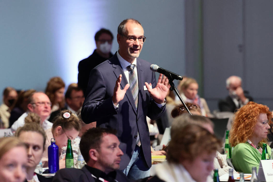 Weiter kämpferisch: Der Vorsitzende des Thüringer Apothekerverbands, Stefan Fink, will sich nicht auf die Spielchen des BMG einlassen. / Foto: PZ/Alois Müller