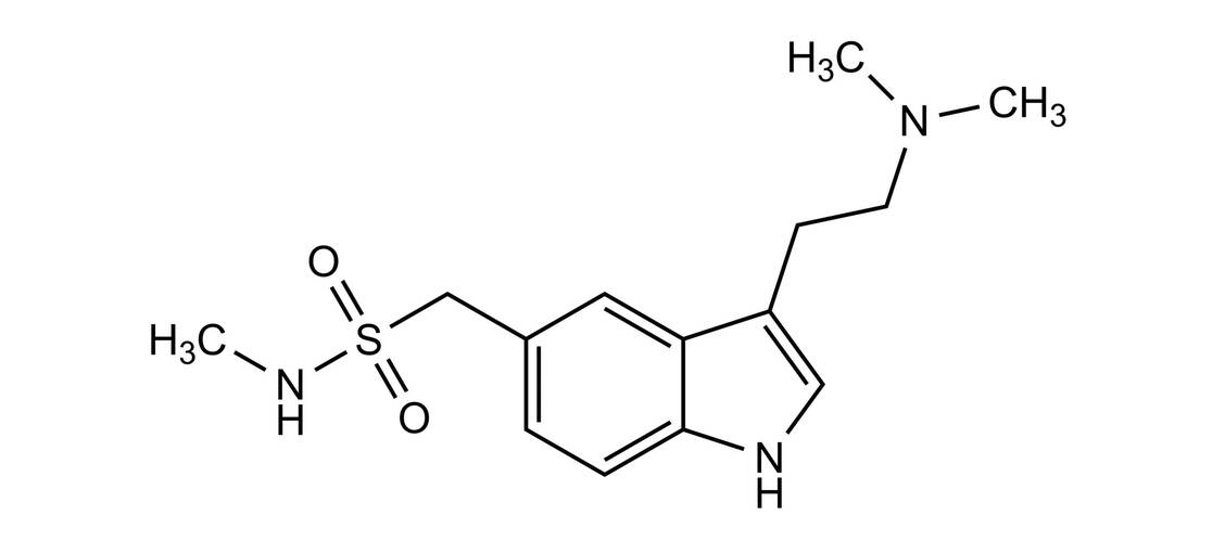 Strukturformel Sumatriptan / Foto: Wurglics