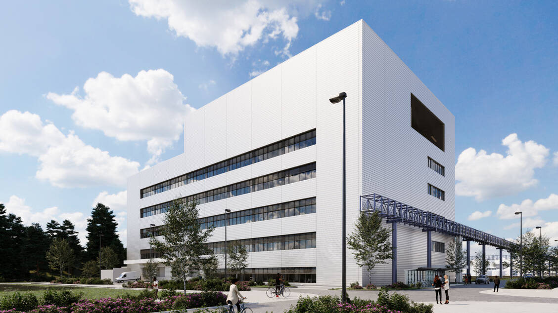 So soll das Diagnostik-Produktionszentrum in Penzberg einmal aussehen.  / © Roche