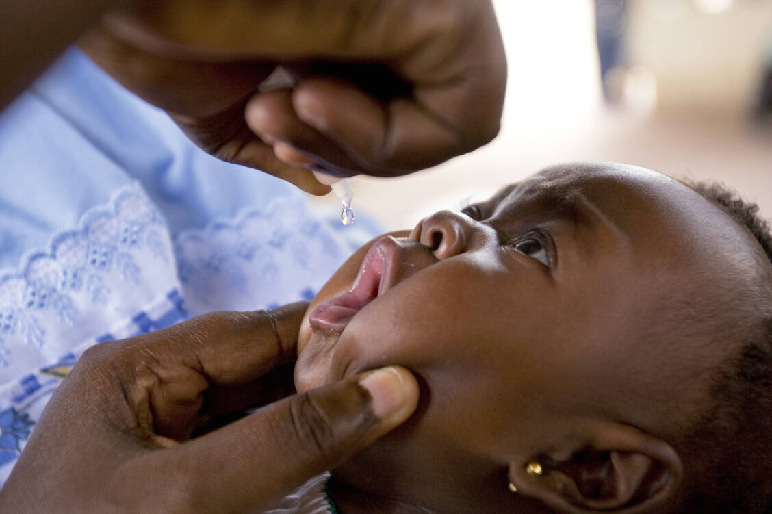 Bis es wirklich »Goodbye, Polio« weltweit heißt, dauert es nicht zuletzt durch die Coronakrise doch noch länger als gehofft. / Foto: UNICEF/Asselin