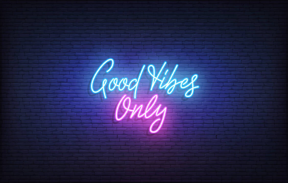 #GoodVibesOnly – ein beliebter Hashtag in den sozialen Medien, doch kein guter Rat. Auch negative Gefühle sollte ihren Platz im Leben haben. / Foto: Adobe Stock/Stock Vector One