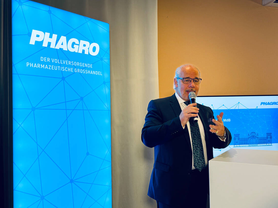 Staatssekretär Georg Kippels beim parlamentarischen Abend des Phagro. / © PZ