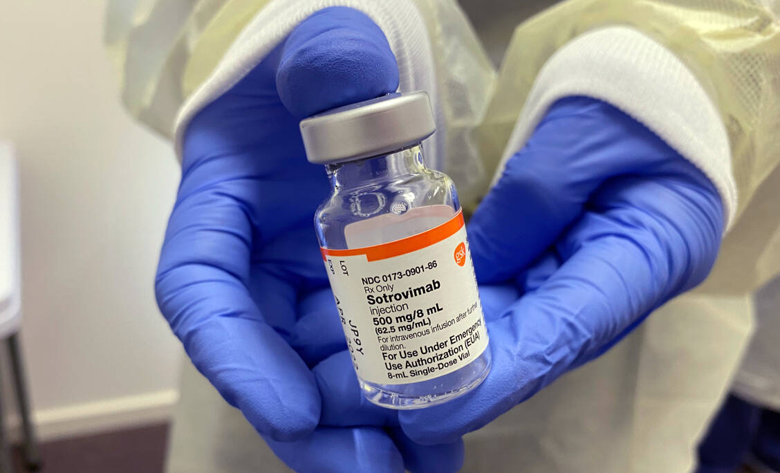 Erste Daten deuten darauf hin, dass der Antikörper Sotrovimab auch gegen die Omikron-Variante wirksam ist. / Foto: Shutterstock/ice_blue