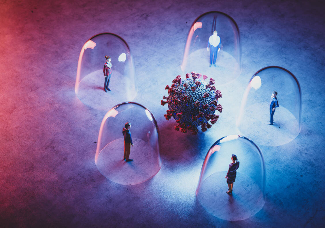 Im Optimalfall hat ein Virus bei Geimpften nicht einmal mehr die Chance, Fuß zu fassen. / Foto: Adobe Stock/Photocreo Bednarek