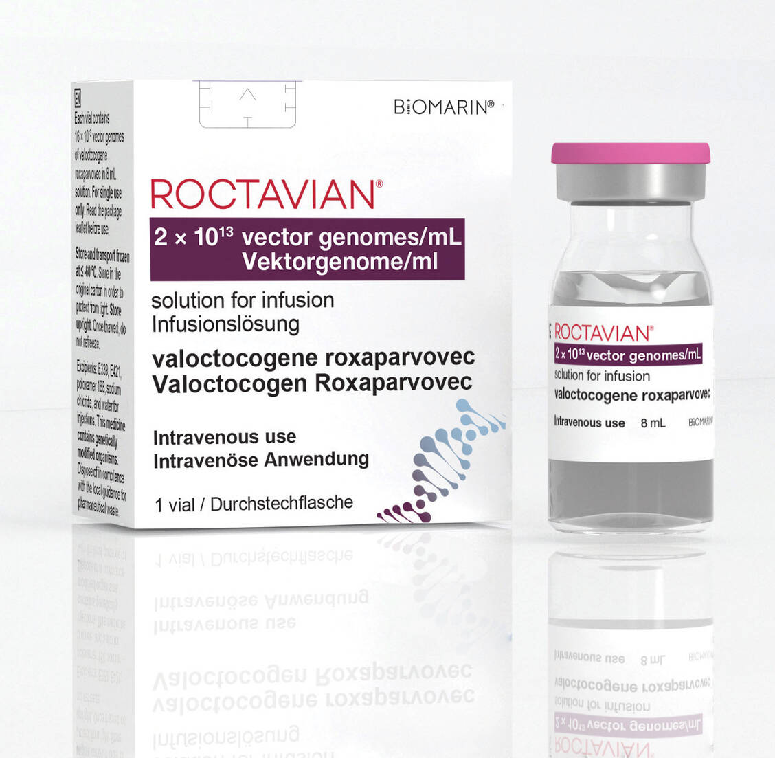 Die Gentherapie Roctavian® wird einmalig intravenös verabreicht. / Foto: Biomarin