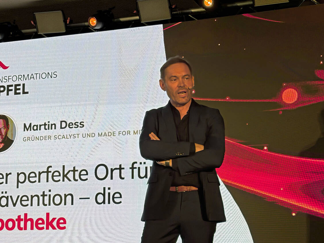 Apotheken seien »der beste Ort für Prävention«, so Martin Dess, Initiator des Transformationsgipfels. Es gelte, sich dem Neuen zu stellen. / © PZ/Dölger