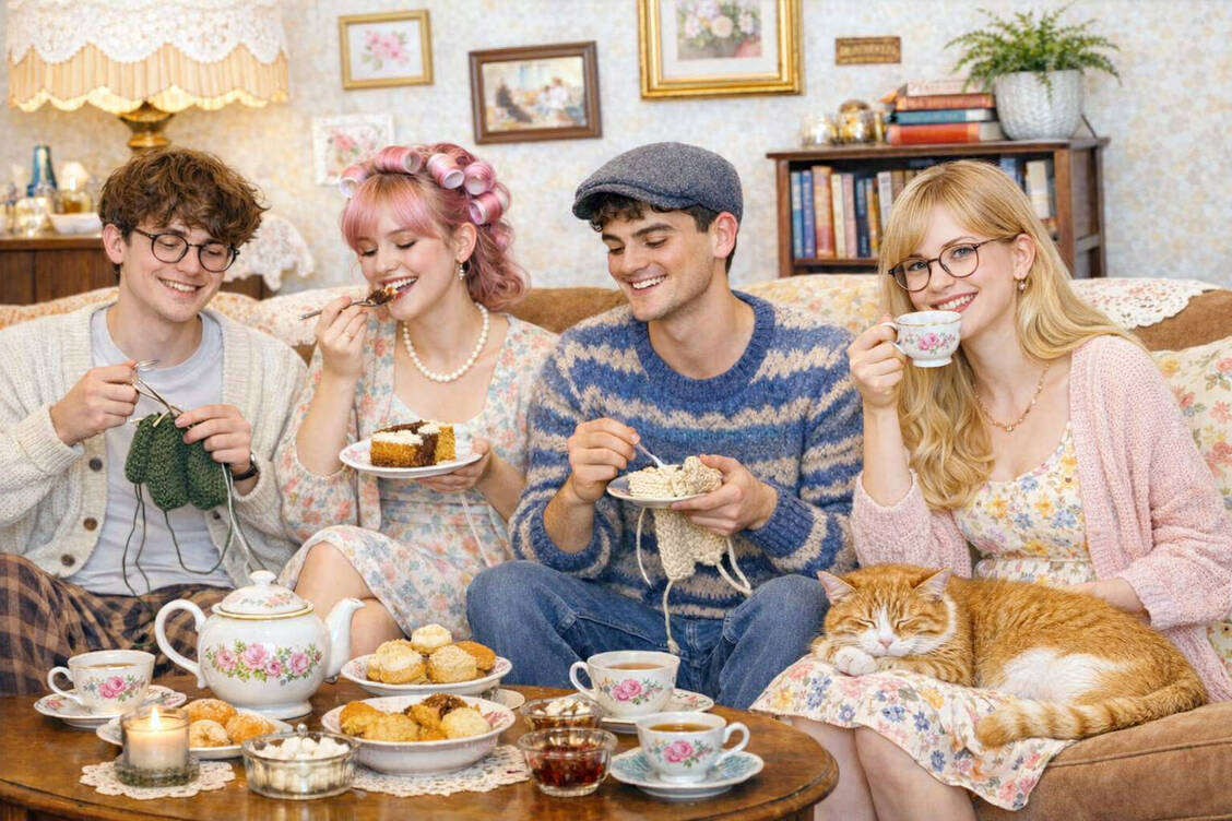 Stricken statt feiern: Der Trend, dass junge Menschen sich zuhause zurückziehen, bewerten Experten als Schutzmechanismus. / © PZ/generiert mit KI