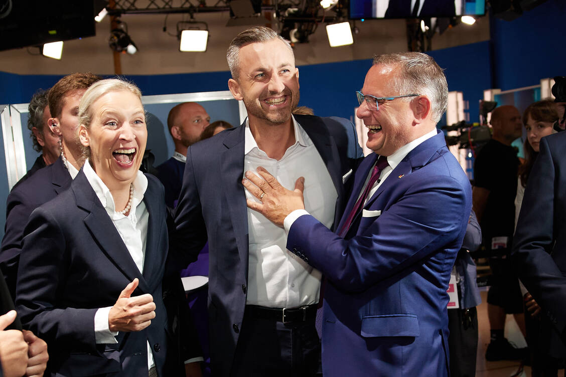 Bei der Landtagswahl in Sachsen-Anhalt hat die AfD die meisten Stimmen gewonnen. / © Imago/Funke Foto Services