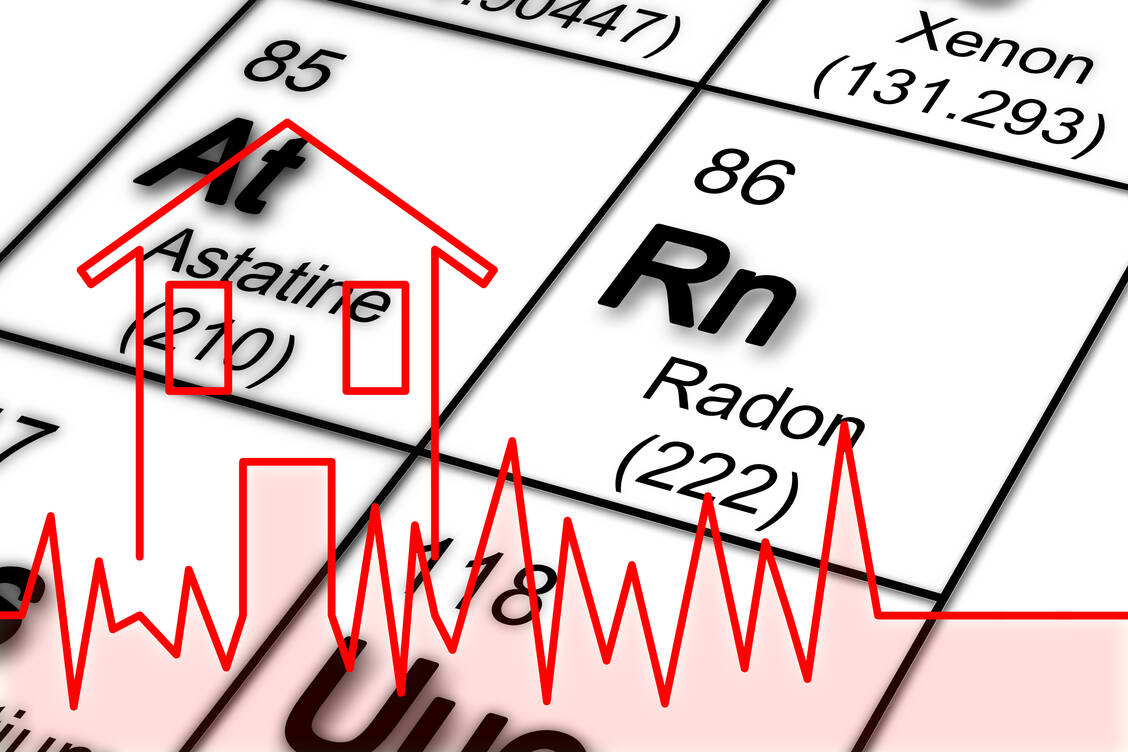 Das Edelgas Radon kann durch undichte Stellen im Keller in die Wohnungsluft gelangen und stellt einen Risikofaktor für Lungenkrebs dar. / Foto: Adobe Stock/Francesco Scatena