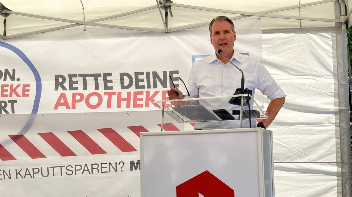 HAV-Chef Holger Seyfarth ruft die Apothekenteams auf, sich an den Protesten am 23. März zu beteiligen. / © PZ