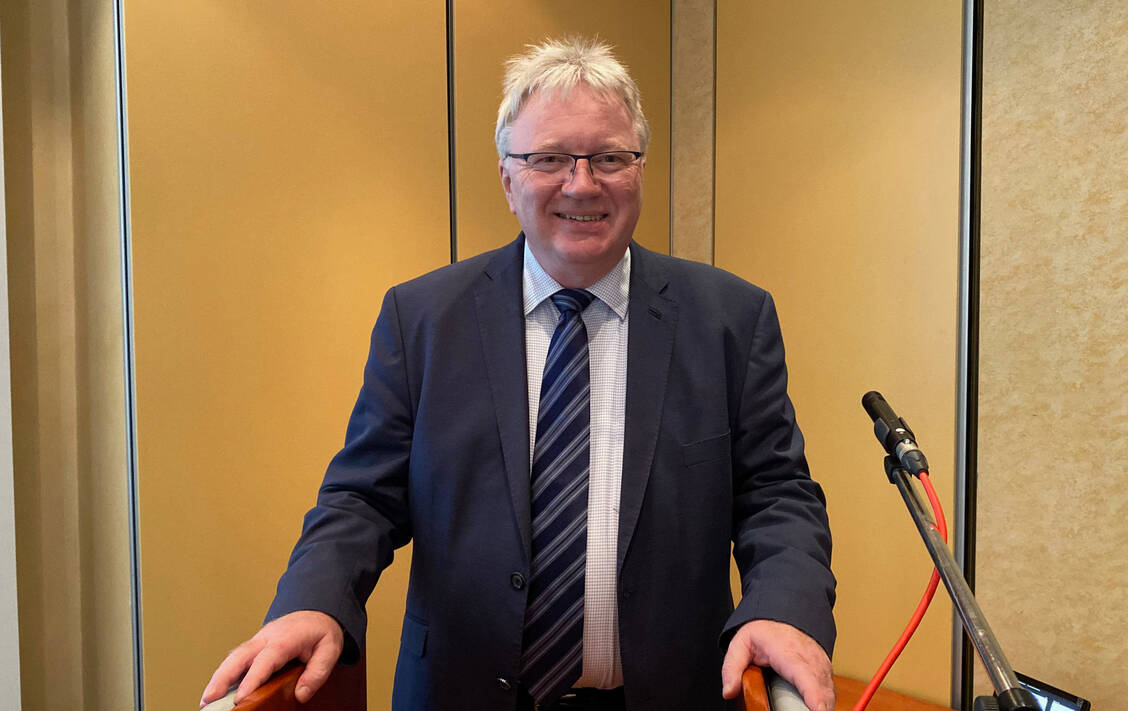 LAV-Präsident Mathias Arnold informierte die LAV-Mitglieder in Sachsen-Anhalt über aktuelle politische Entwicklungen im In- und Ausland. / Foto: LAV Sachsen-Anhalt