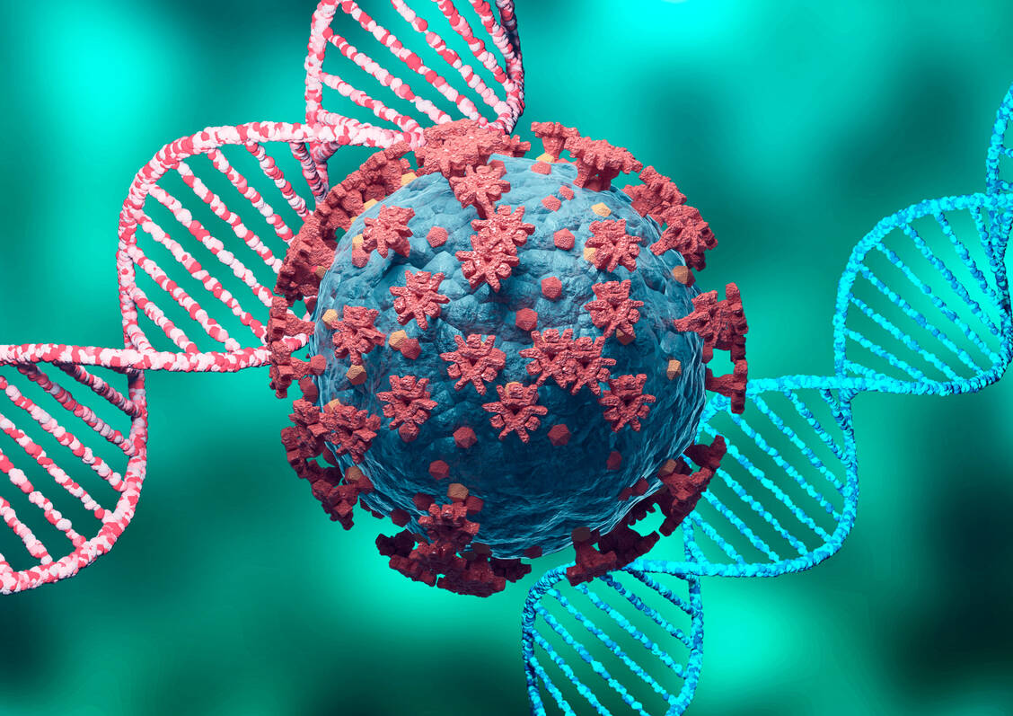Derzeit werden bis zu 10 Prozent der PCR-Abstriche bei Coronatests auch auf den Virussubtyp sequenziert. / Foto: Getty Images/Gilnature