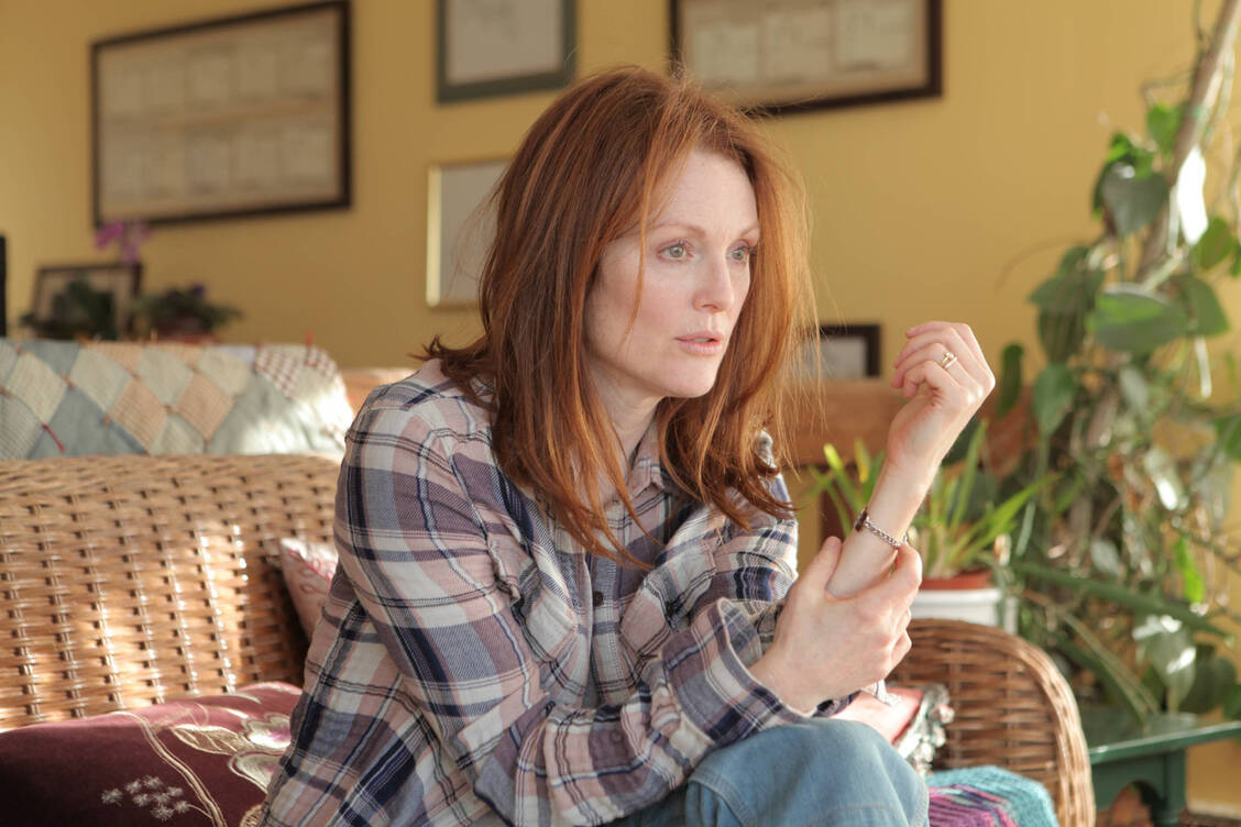 Für ihre Darstellung einer an Alzheimer erkrankten Linguistik-Professorin in dem Film »Still Alice« erhielt Julianne Moore hochverdient einen Oscar.  / Foto: Imago Images/ZUMA Press