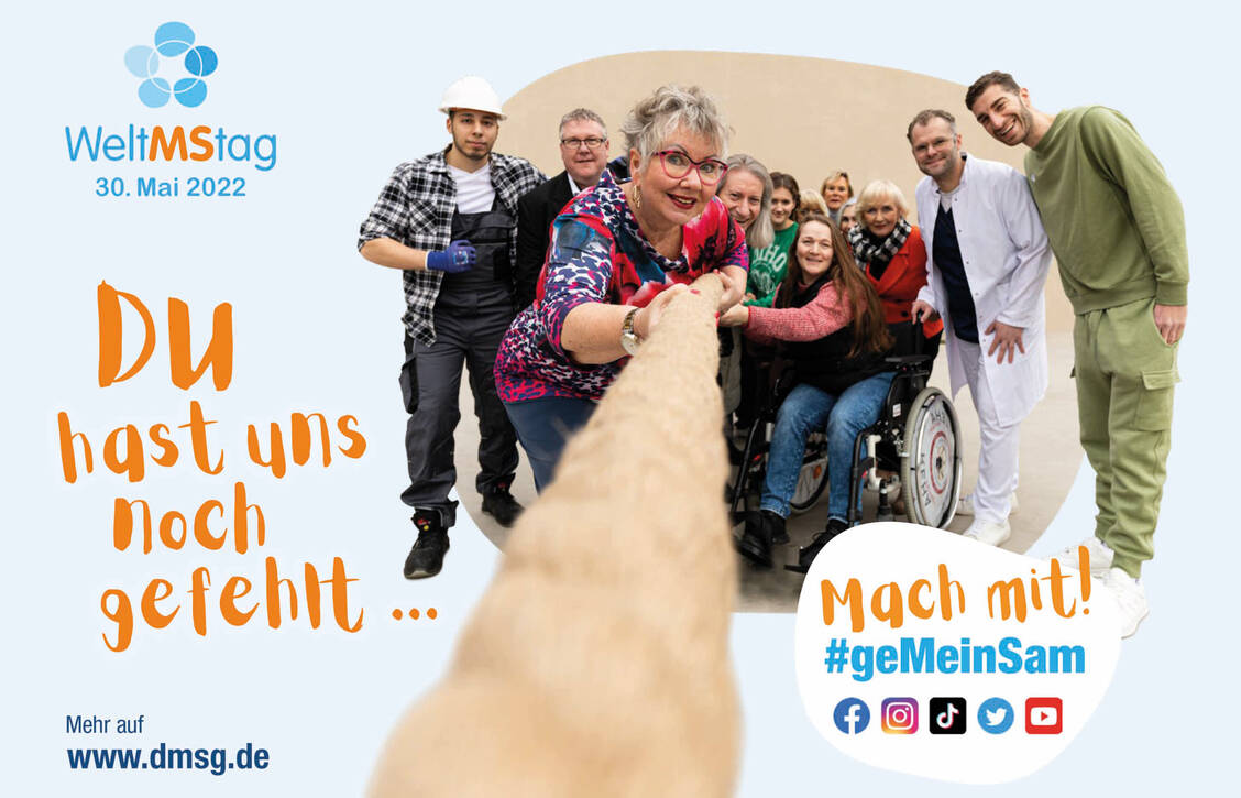 »GeMeinSam« ist das Motto des diesjährigen Welt-MS-Tags.  / Foto: DMSG