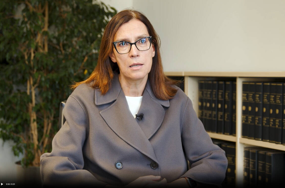Das KBV Vorstandsmitglied Sibylle Steiner äußerte sich in einer Videobotschaft zum EPA-Start.  / © KBV/Screenshot