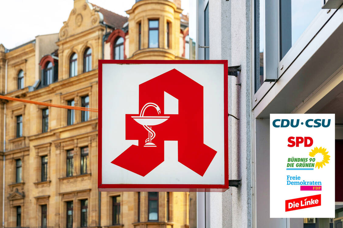 Wie wollen die Parteien die Apotheken vor Ort unterstützen? / © IMAGO/Ardan Fuessmann/PZ