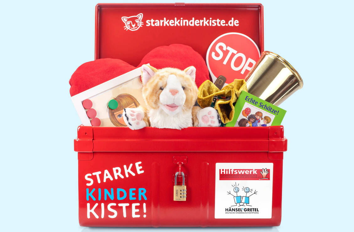 Stopp sagen will gelernt sein – am besten schon in der Kita. Die »Starke Kinder Kiste!« soll dabei helfen. / Foto: Foto: Deutsche Kinderschutzstiftung Hänsel+Gretel