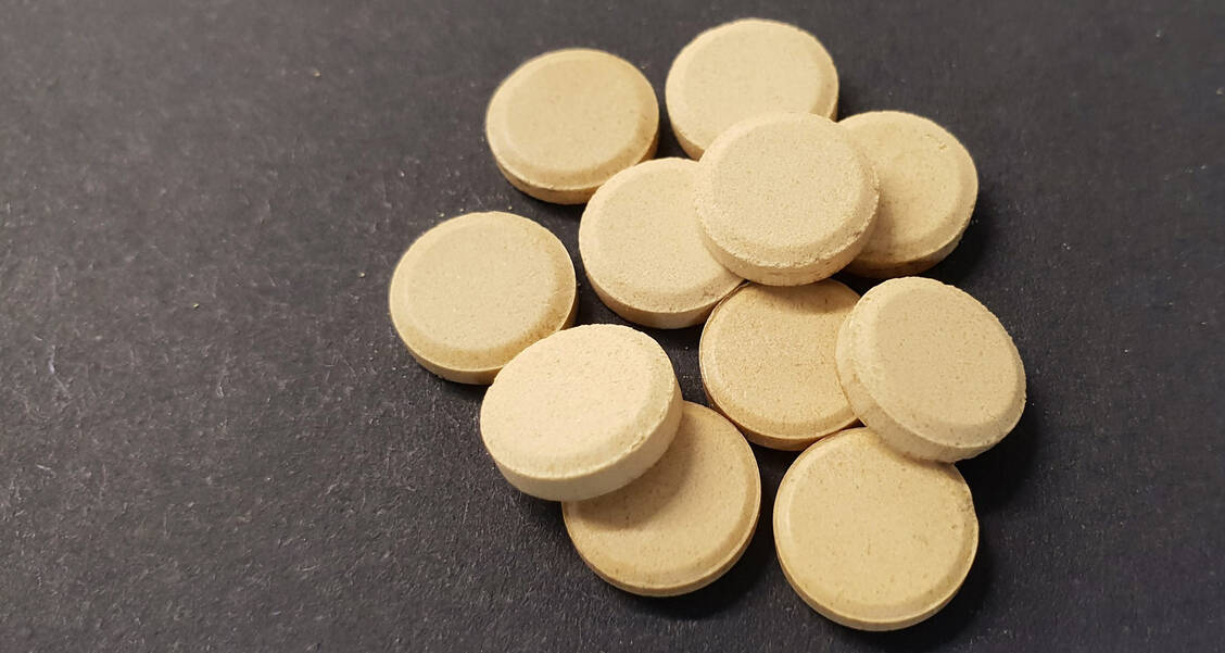 Papiertabletten unterscheiden sich rein optisch nicht von anderen Tabletten.  / Foto: Philipps-Universität Marburg: Florian Stumpf/Cornelia Keck