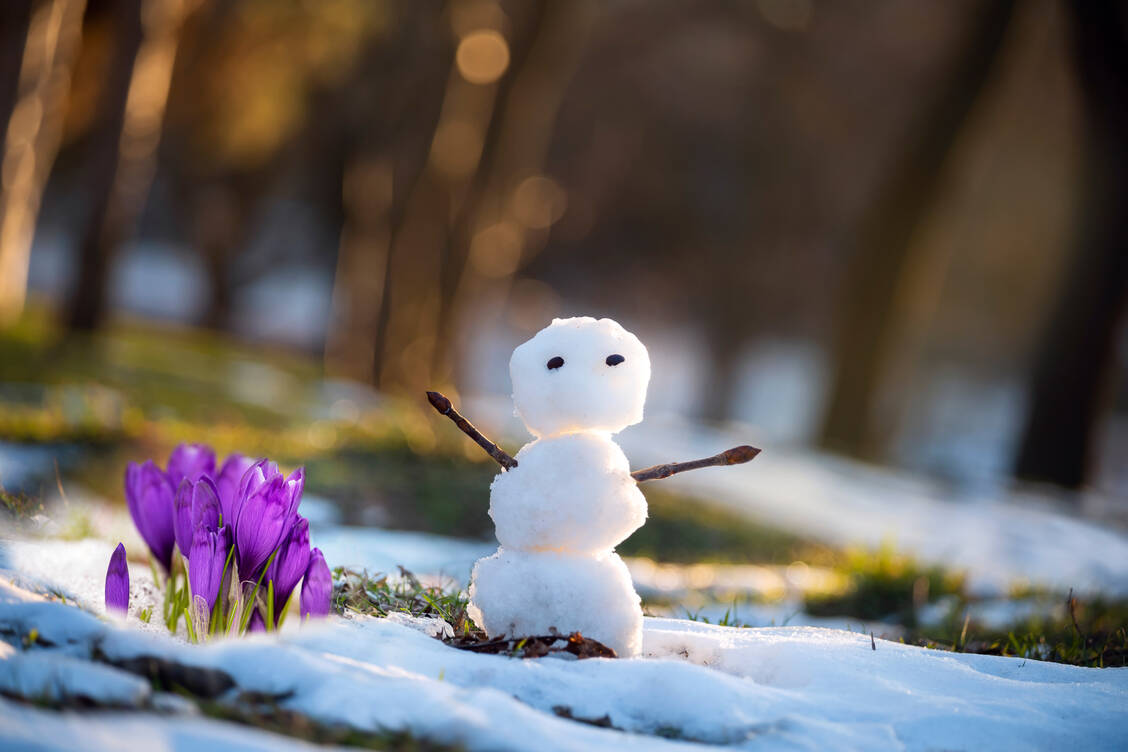 Da nutzt auch Sonnencreme LSF 50+ nichts: Mit Schnee dürfte es in dieser Saison vorbei sein. / © Getty Images/Ganna Stryzhekin