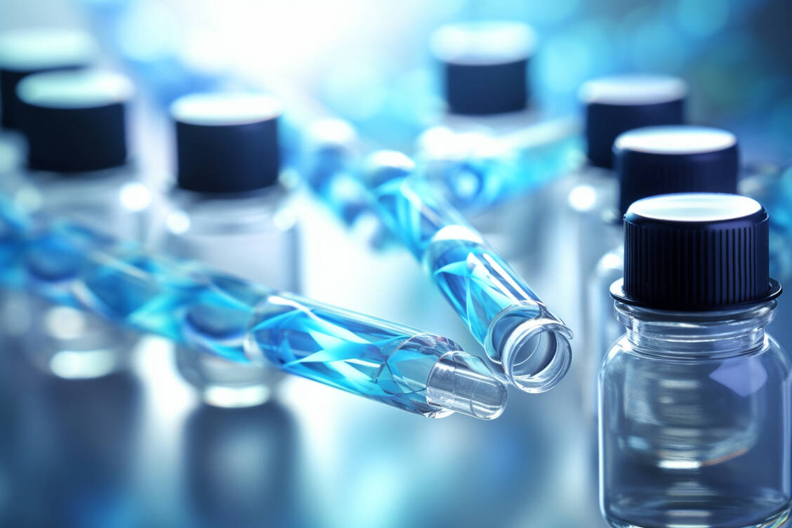 DNA-Impfstoffkandidaten gegen SARS-CoV-2 aus den USA bewirken im geimpften Organismus die Bildung von Fusionsproteinen, die sich spontan zu Nanopartikeln zusammenlagern. / Foto: Adobe Stock/Kateryna Jevtekhova generiert mit KI