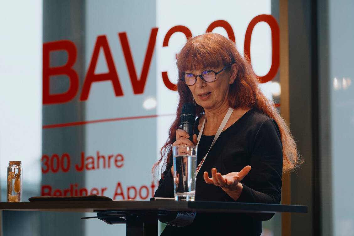 Die  BAV-Vorsitzende Anke Rüdinger sprach anlässlich der 300-Jahr-Feier des Vereins über alte und neue Herausforderungen des Berufsstands. / Foto: BAV/ Frederik Ferschke