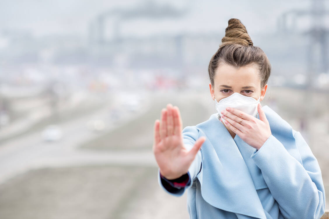 In Deutschland sterben jedes Jahr 154 von 100.000 Einwohnern vorzeitig durch verschmutzte Luft, vor allem durch den enthaltenen Feinstaub. / Foto: Adobe Stock/rh2010