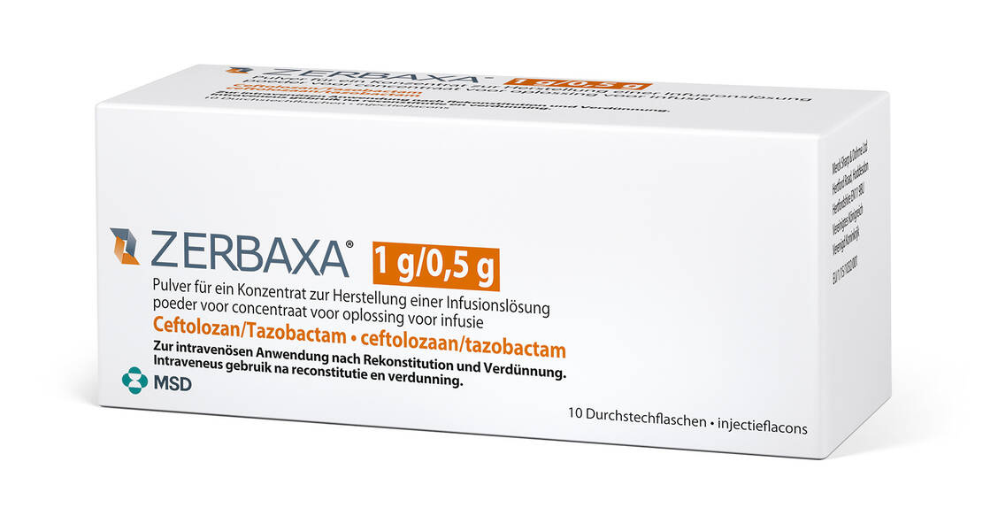 Das Reserveantibiotikum Zerbaxa wird wegen des Verdachts einer möglichen mikrobiellen Kontamination weltweit zurückgerufen. / Foto: MSD
