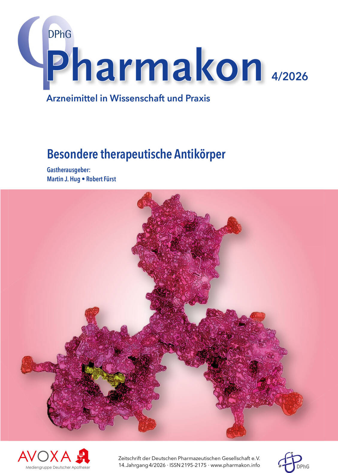 »Pharmakon« erscheint sechsmal jährlich. Jede Ausgabe hat einen inhaltlichen Schwerpunkt, der aus unterschiedlichen Perspektiven aufbereitet wird. / © Avoxa