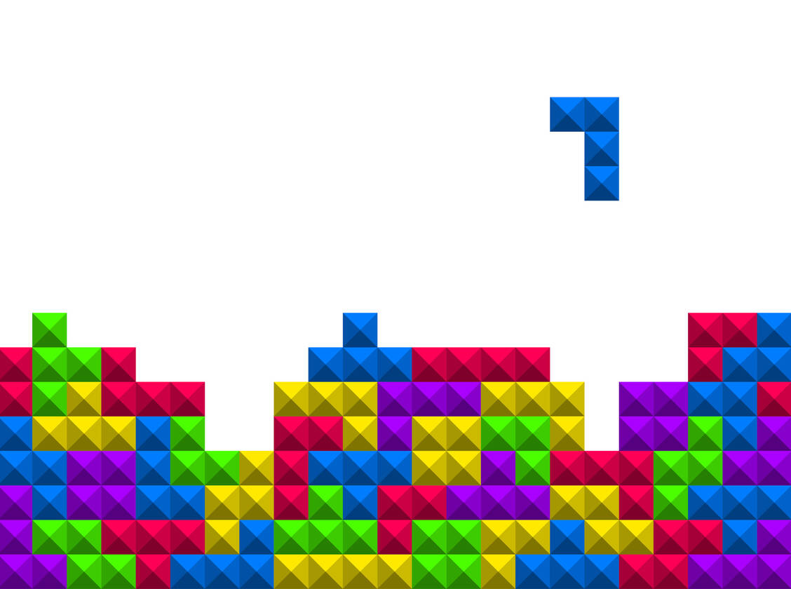 Wie Tetris, nur mit Atomen und in 3D: So beschreiben Forschende der Stanford University das Design neuer Wirkstoffe. Ein Ergebnis dieses Prozesses könnte ein neuer Proteasehemmer sein. / Foto: Adobe Stock/Hubba Bubba
