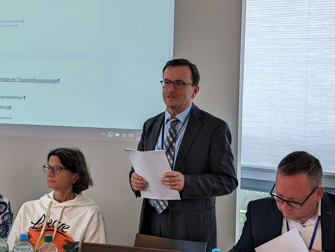 Kammerpräsident Georg Engel übte am Mittwoch deutliche Kritik an Gesundheitsminister Lauterbach.  / Foto: Lukas Brockfeld / PZ