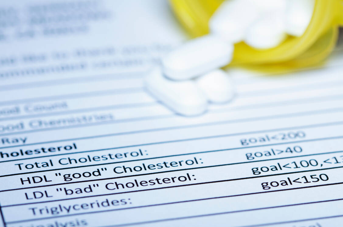 LDL wird manchmal laienhaft als »böses« Cholesterin bezeichnet, dabei erfüllt es wichtige Funktionen in unserem Körper. Allerdings sollte der LDL-Spiegel im Blut nicht zu hoch sein. Der Zielwert hängt auch von den Vorerkrankungen ab. / Foto: Getty Images/GIPhotoStock