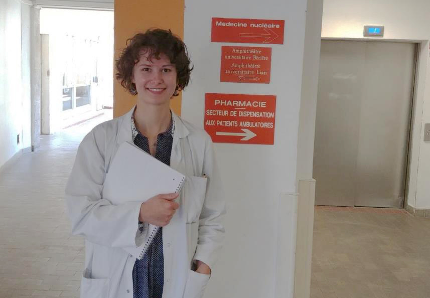 Leonie Marquart hat ein Praktikum in einem Pariser Krankenhaus absolviert. / Foto: Marquart