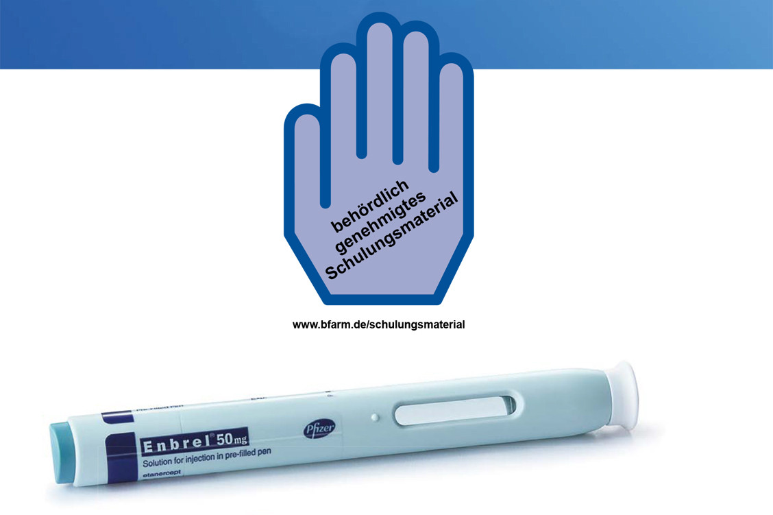 Die Handhabung von Biologika wie Etanercept-haltige Fertigspritzen und Pens ist äußerst erklärungsbedürftig. / Foto: BfArM