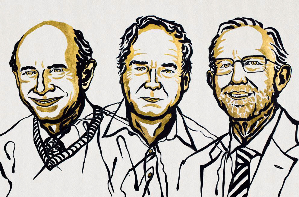 Harvey J. Alter, Michael Houghton und Charles M. Rice (von links) erhalten in diesem Jahr den Nobelpreis für Medizin oder Physiologie. / Foto: Nobel Media/III. Niklas Elmehed