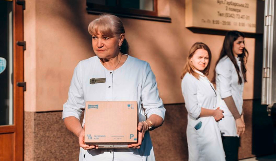 Ankunft der Hilfspakete in Ivano-Frankivsk: Das Hilfswerk Action Medeor erreicht mit seinen Hilfstransporten inzwischen weitere Regionen in der Ukraine. / Foto: Action Medeor
