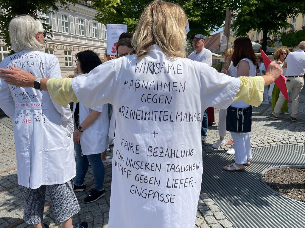 Kittel-Protest in Dachau. / Foto:  Kirsten Dahse
